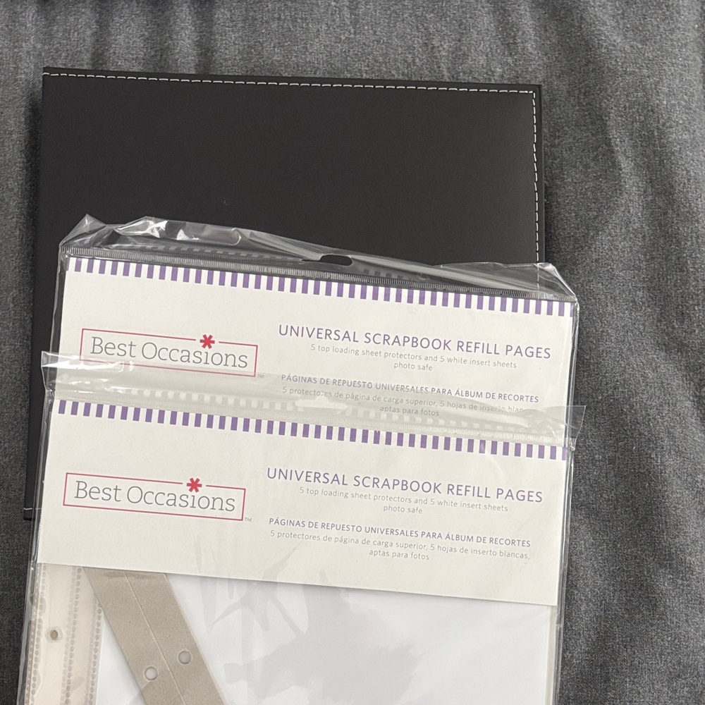 Best Occasions Scrapbook with Two Sets of Refill Pages